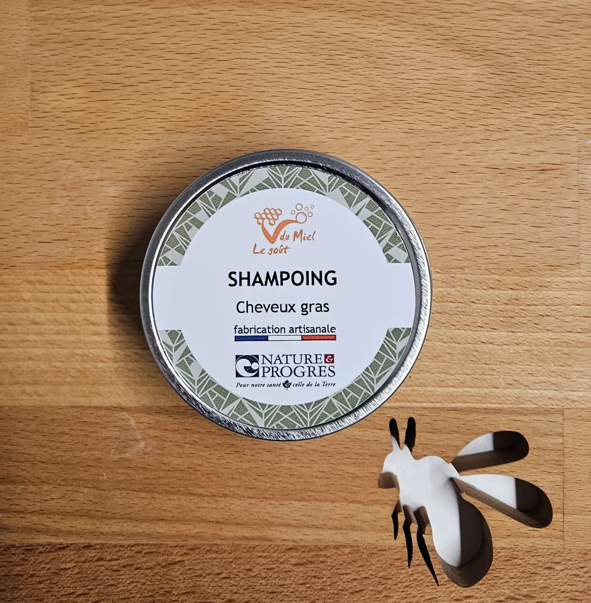 Shampoing au Miel – Cheveux Gras (Boîte)