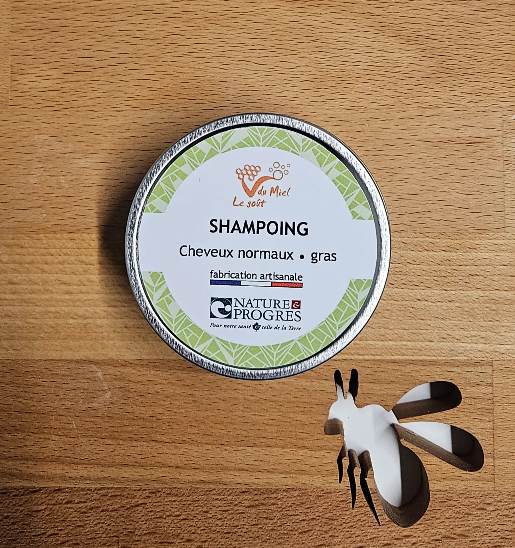 Shampoing au Miel – Cheveux Normaux à Gras (Boîte)