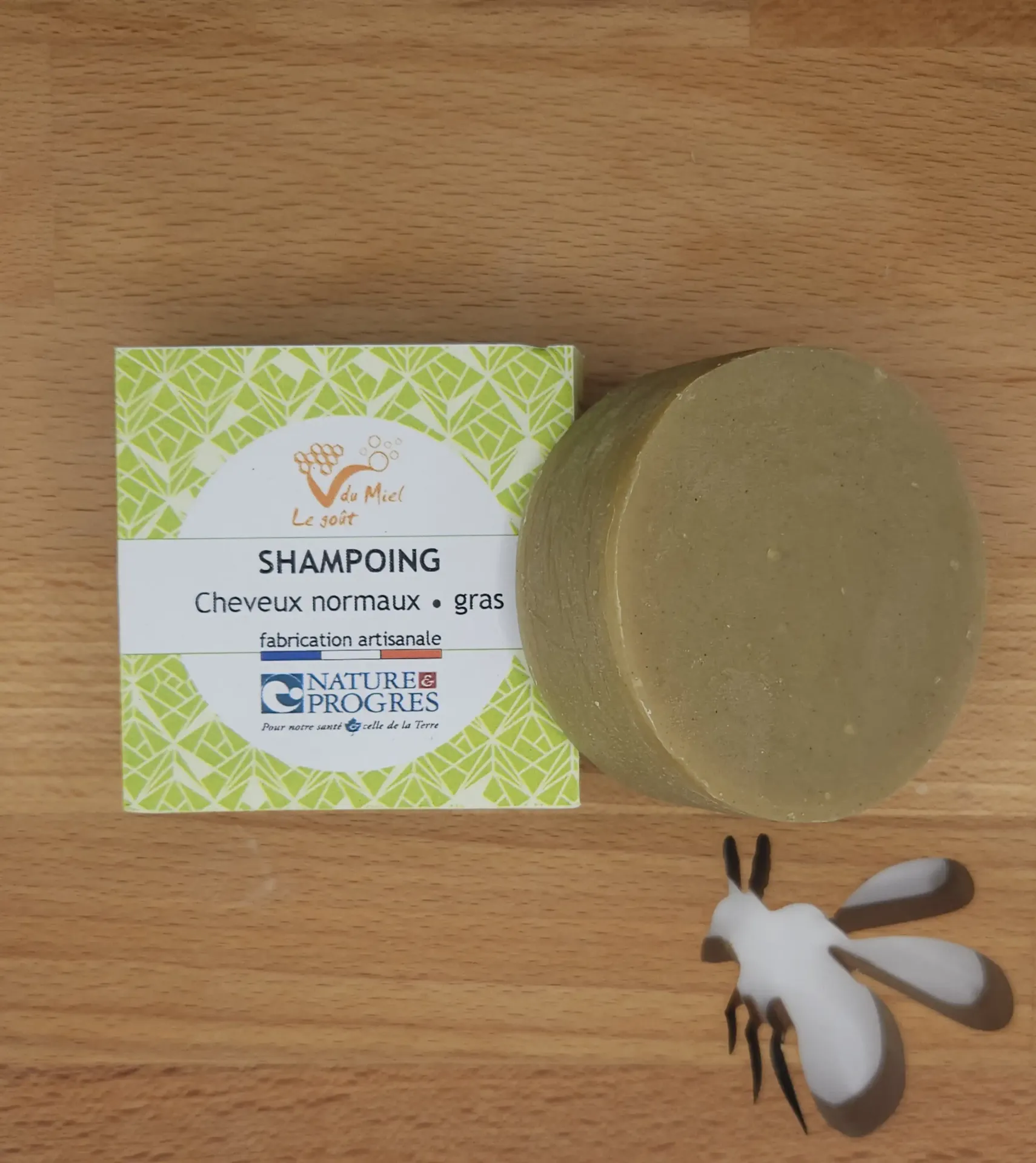 [GDM026] Shampoing au Miel – Cheveux Normaux à Gras (Recharge)