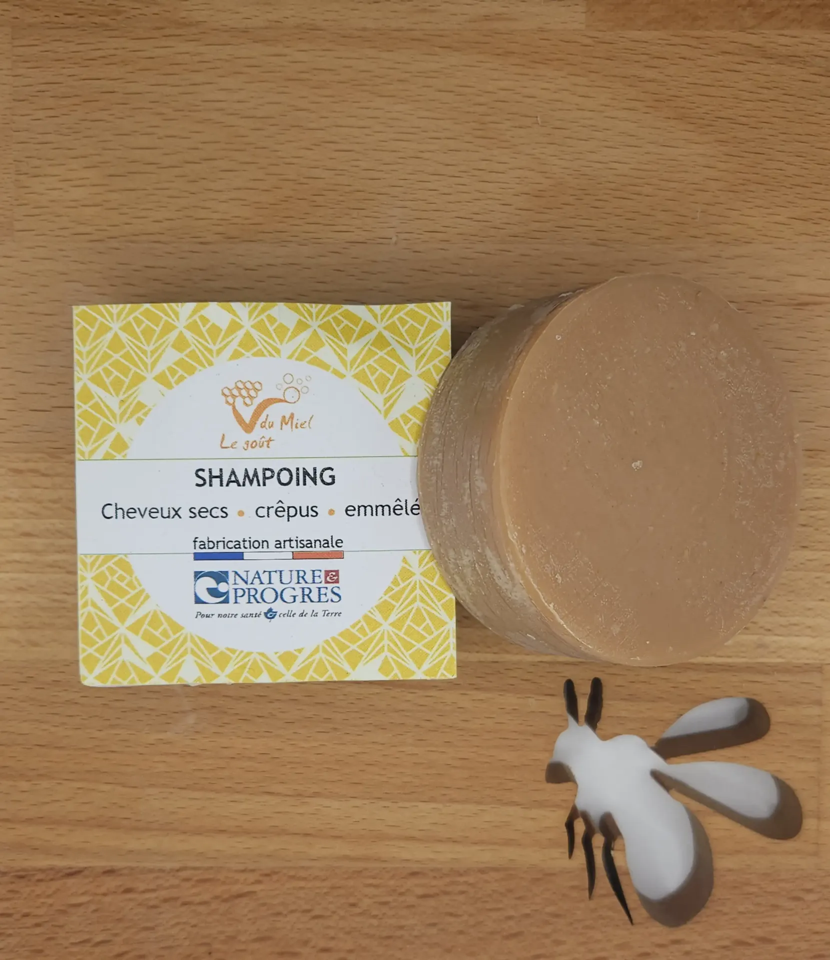 [GDM024] Shampoing au Miel – Cheveux Secs, Crépus, Emmêlés (Recharge)