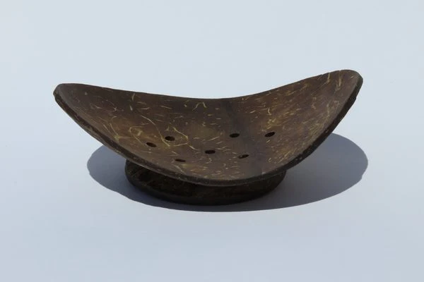 [PS_Ovale] Porte-savon ovale artisanal en noix de coco