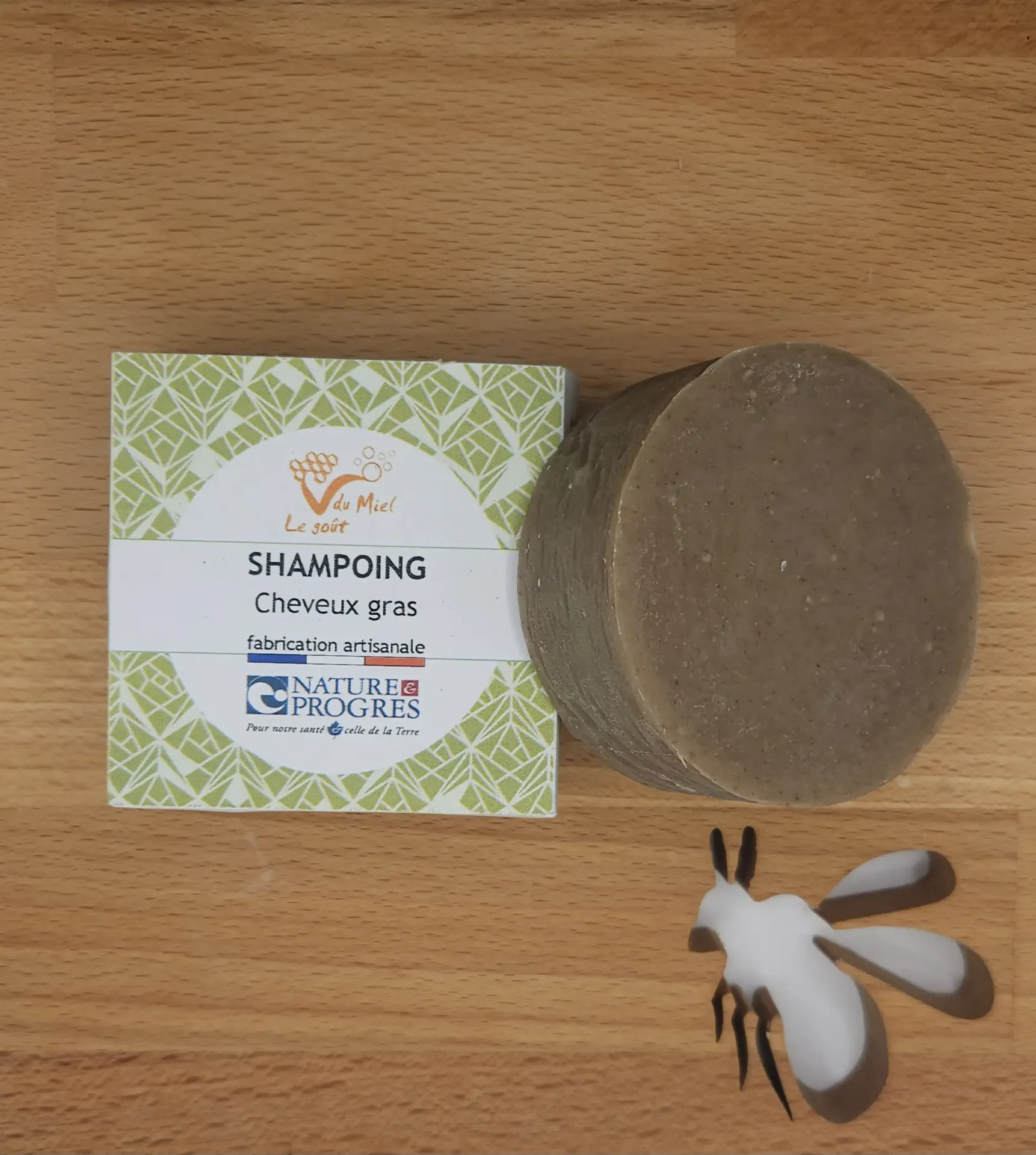 [SHP-GRA-R] Shampoing au Miel – Cheveux Gras (Recharge)