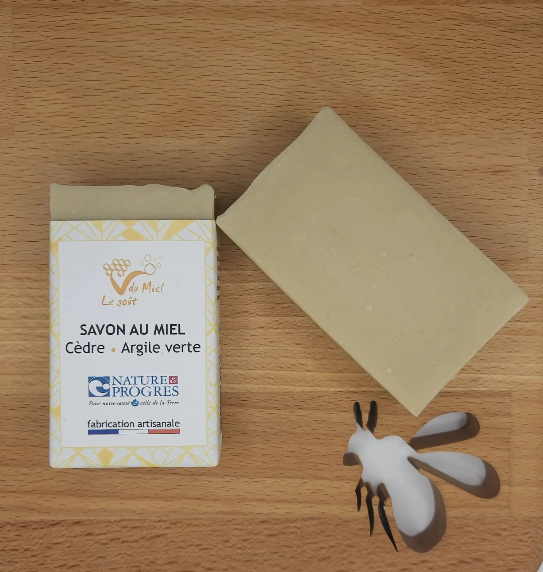 [GDM01005] Savon au Miel - Cèdre & Argile verte
